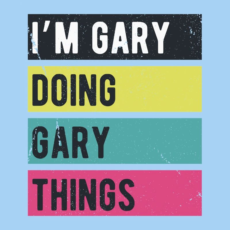 Ich bin Gary, der Gary Dinge Retrofarben macht