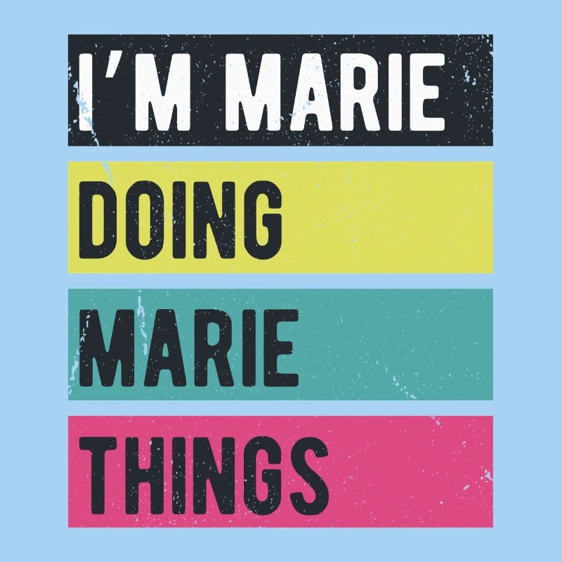 I’m Marie Doing Marie Things Retro Colors