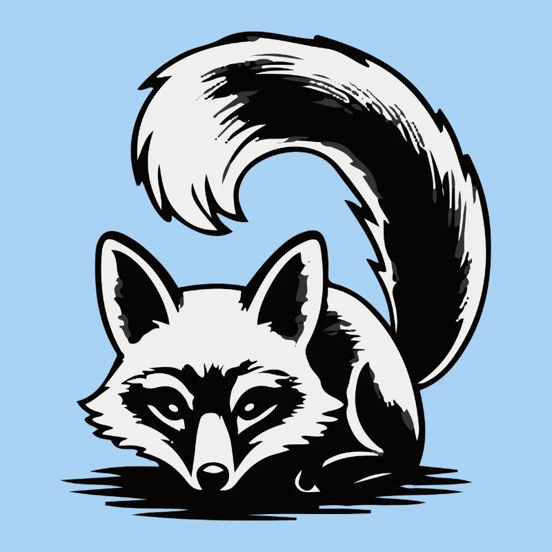 Lunar Fox Silhouette