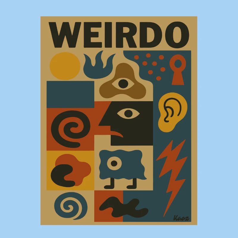 Weirdo Kaleidoscope Pattern