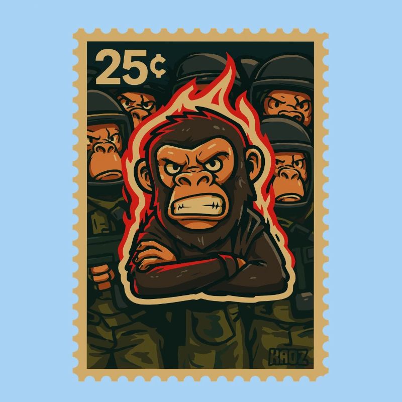 Fire and Monkey Protest