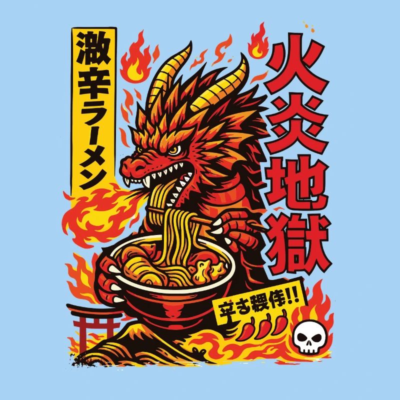Drachen | Ramen | Nudelsuppe | extra scharf