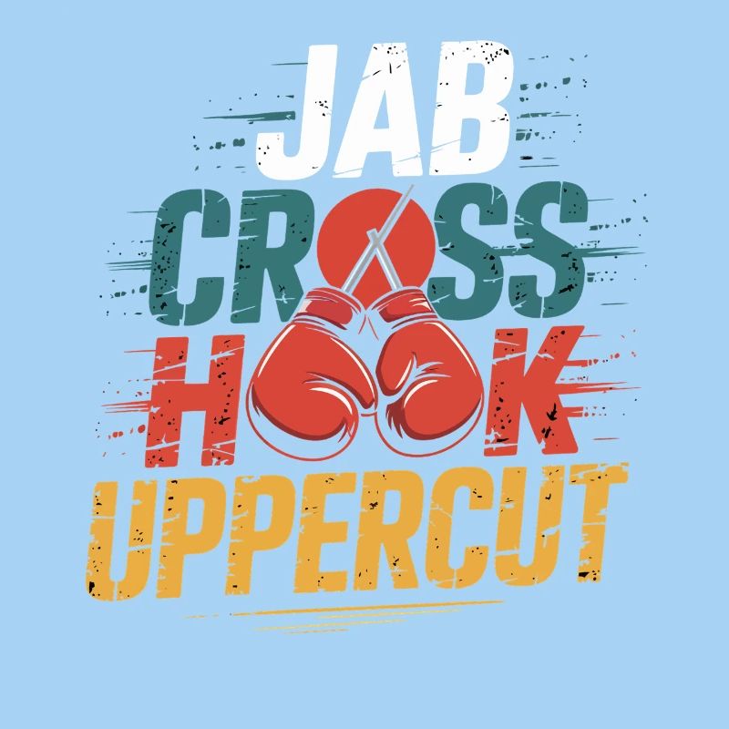 Combo de boxe Neon Typo