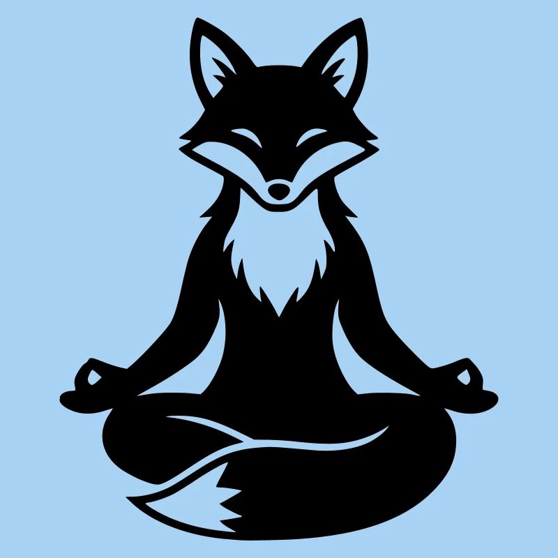 Meditierender Fuchs Zen