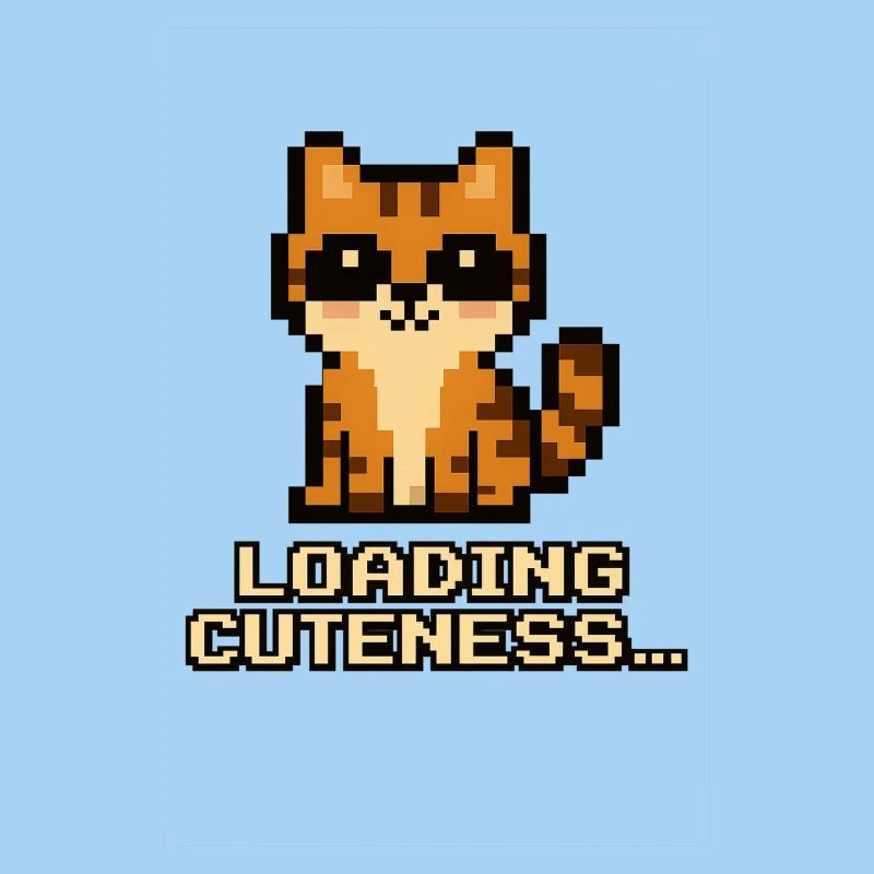 Loading Cuteness Pixel Cat