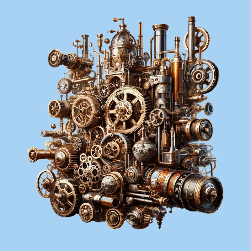 Steampunk Gearwerk Koloss