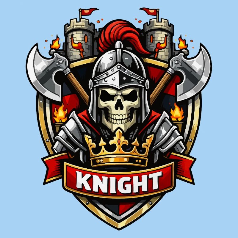 Crusader Skull Emblem