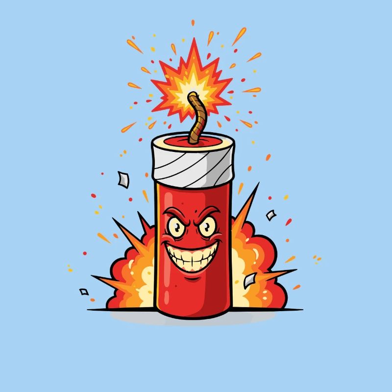 Angry Firecracker Comic