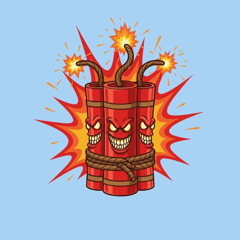 Exploding Dynamite Art