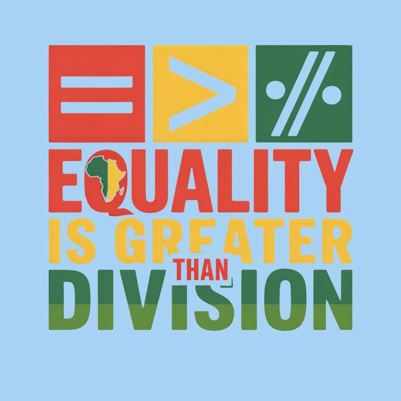 Equality Is Greater Than Division Shirt, Gift tee