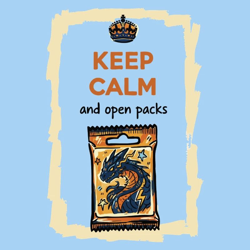 Pack de cartes à collectionner Keep Calm And Open