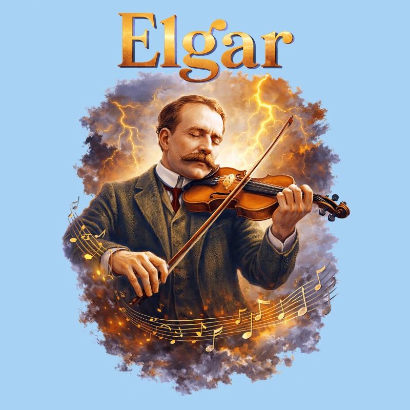 Elgar Violine im Sturm