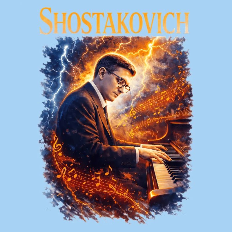 Chostakovitch Le son du feu au piano