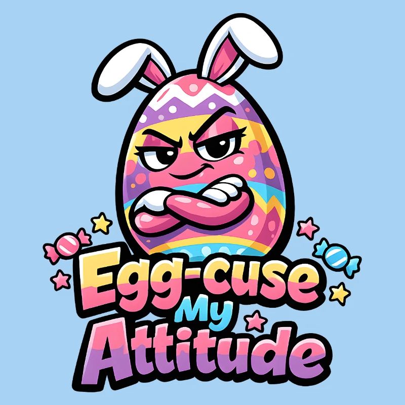 Egg-Cuse My Attitude Ostern