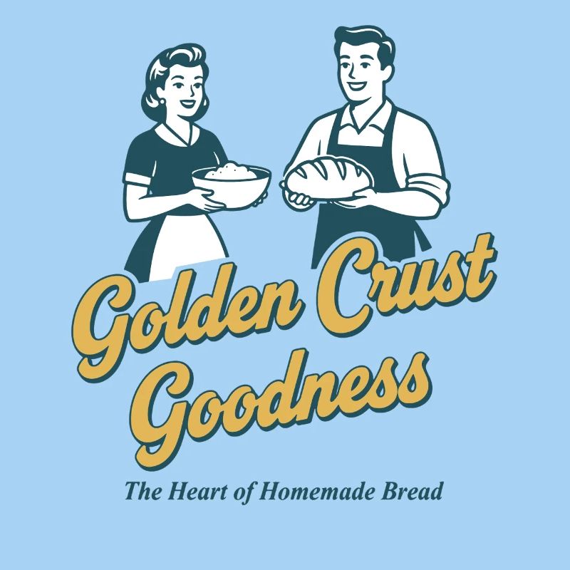 Baking sourdough bread with a golden crust