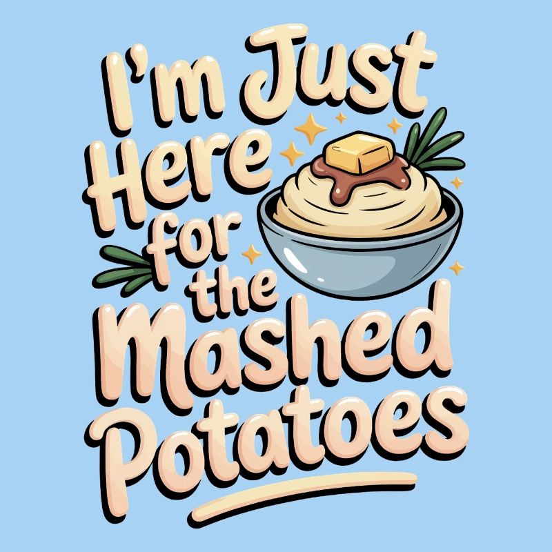 I'm only here for the mashed potatoes