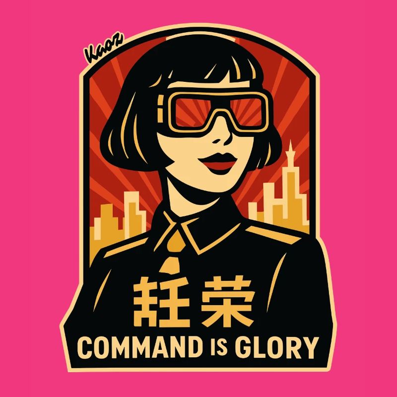 Command Is Glory Retro-Poster