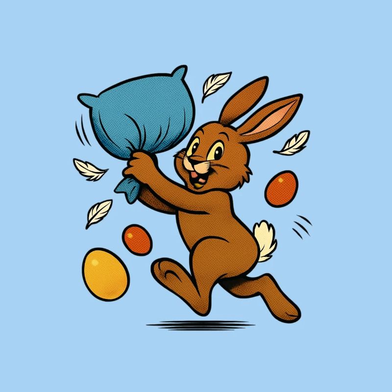 Hoppel-Hammer: Pillow Fight Easter!