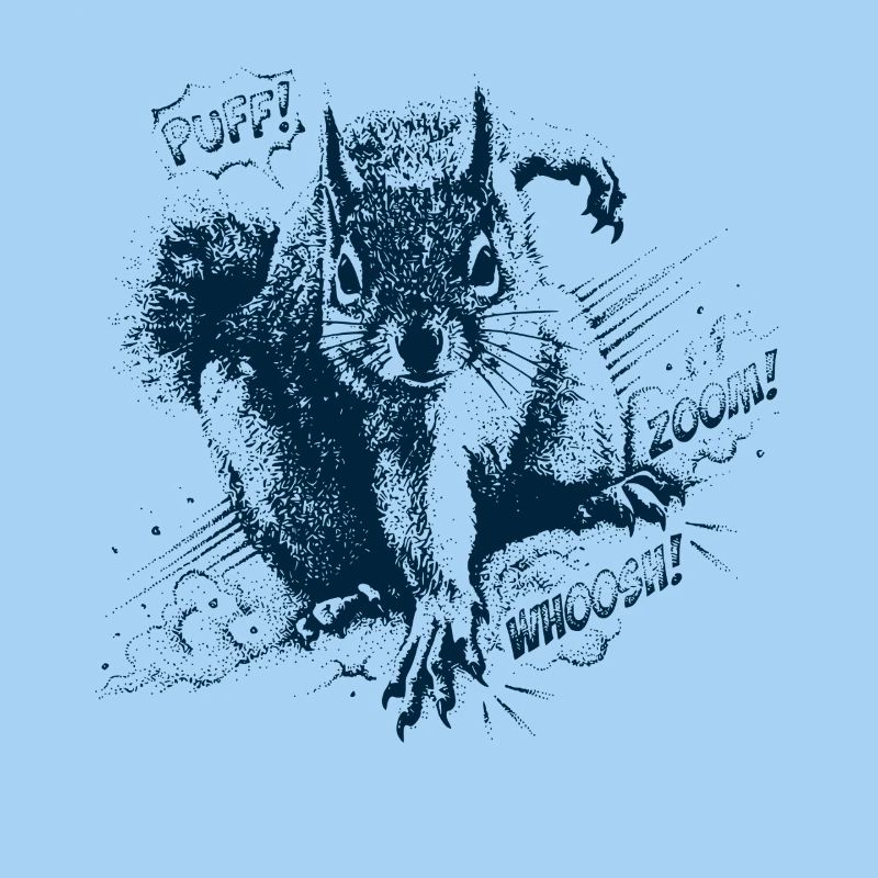 Eichhörnchen Superhero