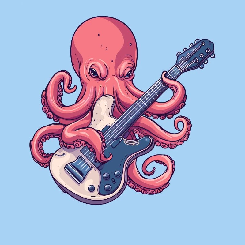 Octopus Guitar Rock