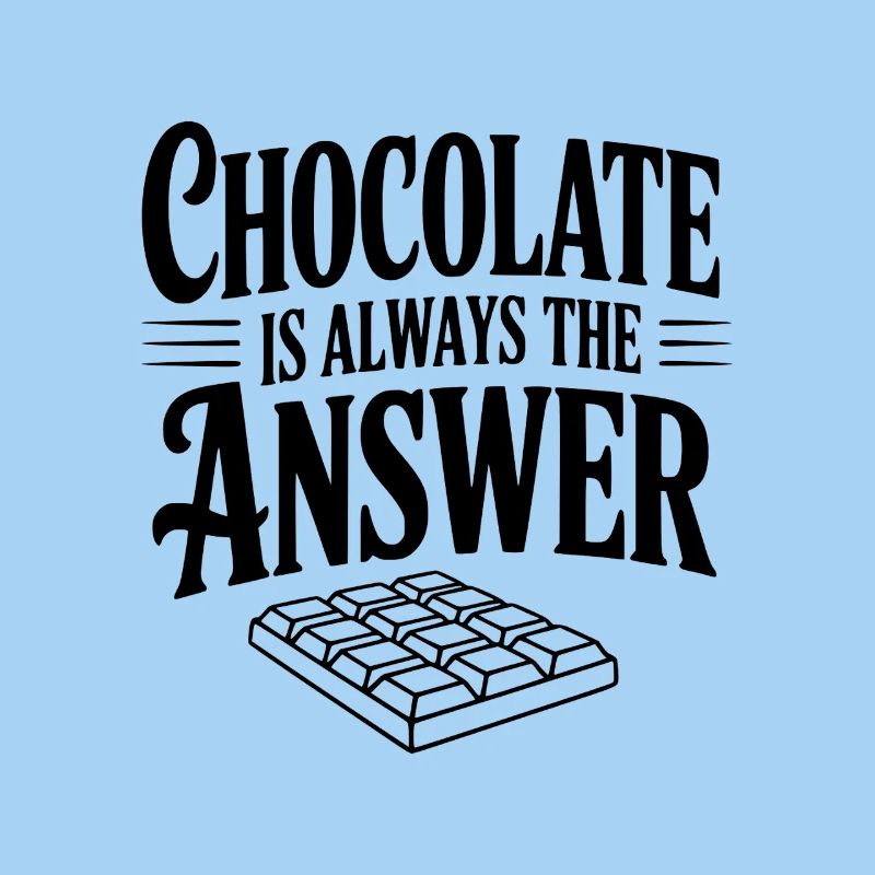 Le chocolat est toujours la solution