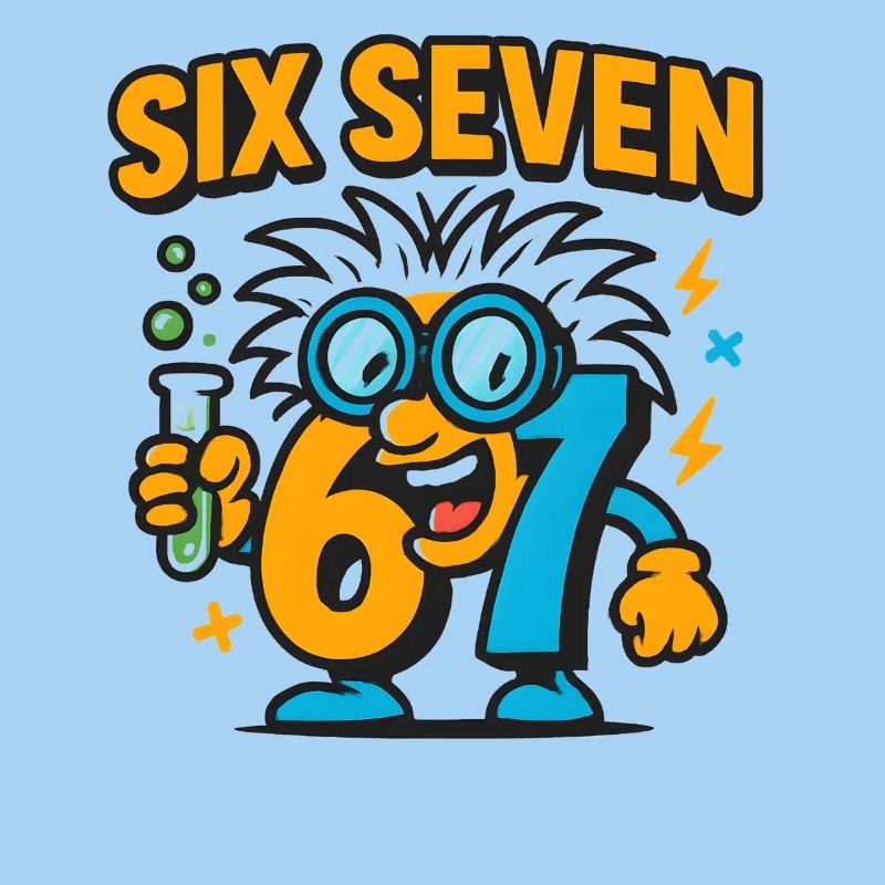 Six Seven 67 Science Humor Nerd Gift Idea