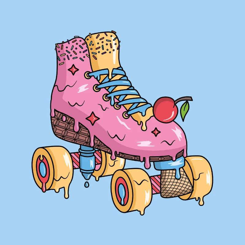 Rollschuhe Eiscreme Roller Skates Rollschuh