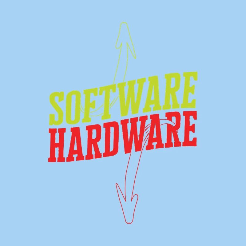 Funny IT Saying Software Hardware Word Game