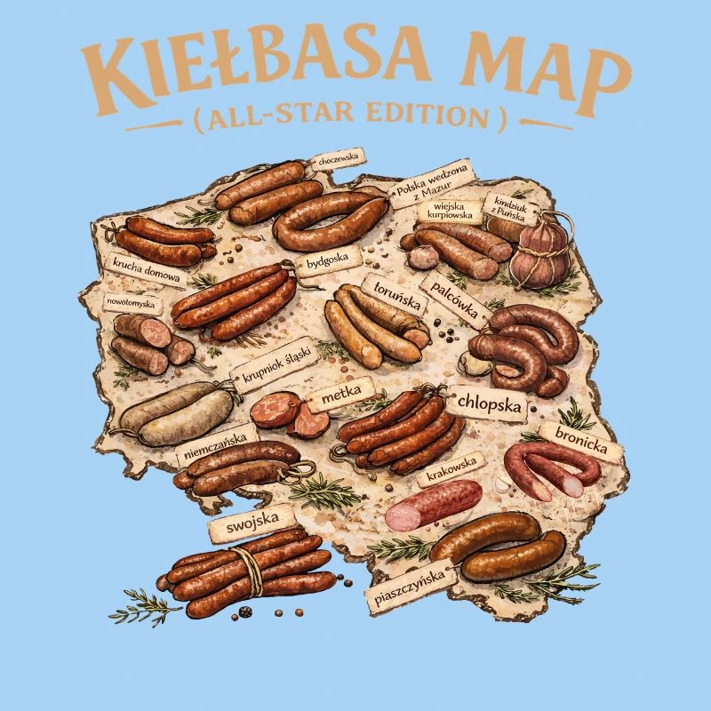 Kielbasa Map All Star Edition
