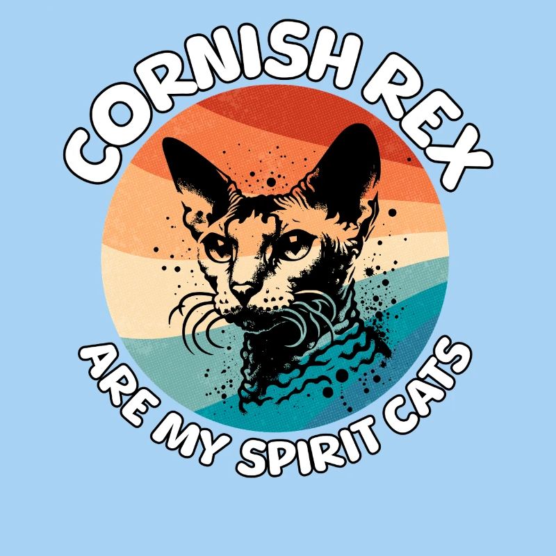Diques drôles de Cornish Rex Cat