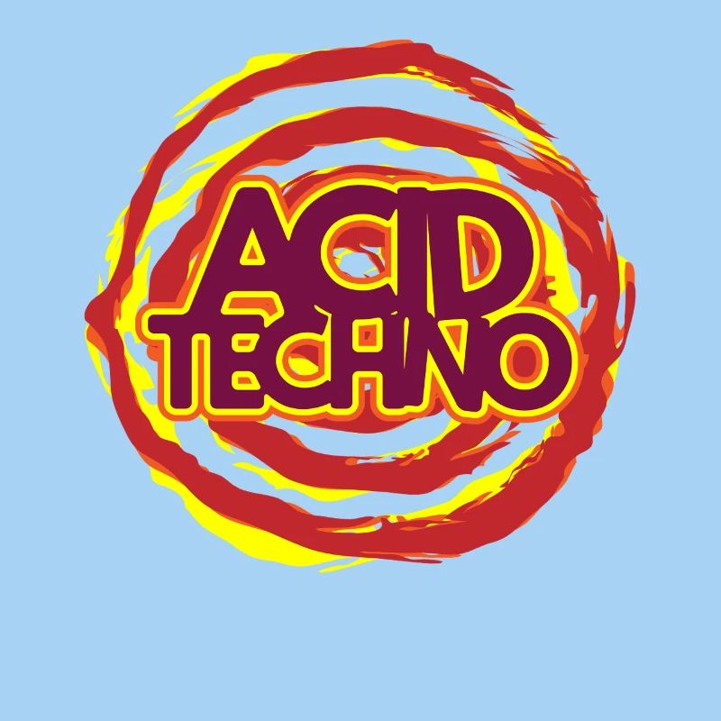Logo néon Acid Techno
