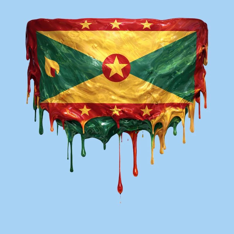 Drapeau dégoulinant de la Grenade