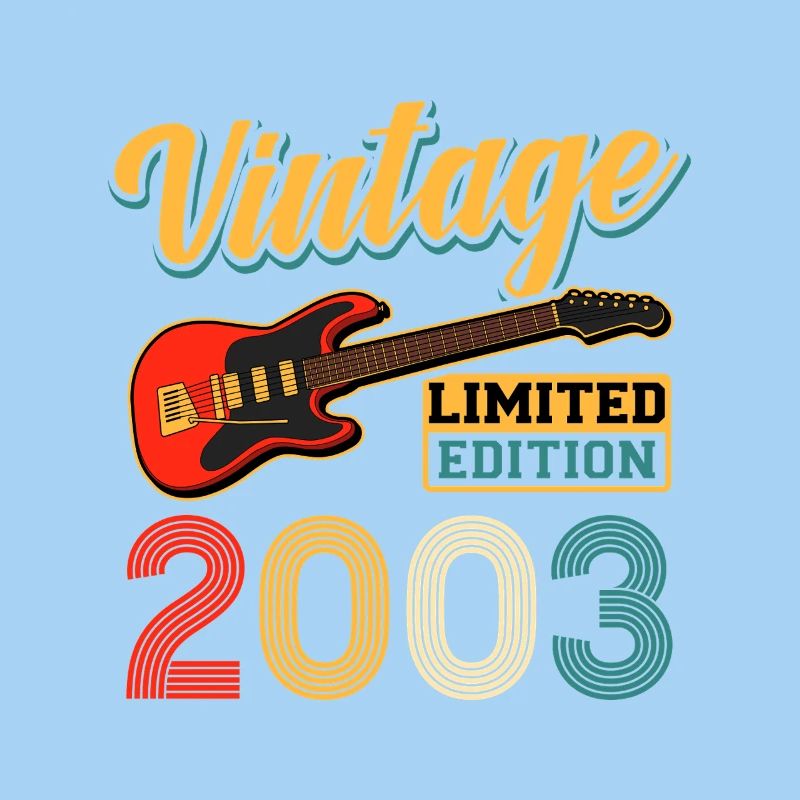 Art de guitare électrique vintage édition limitée 2003