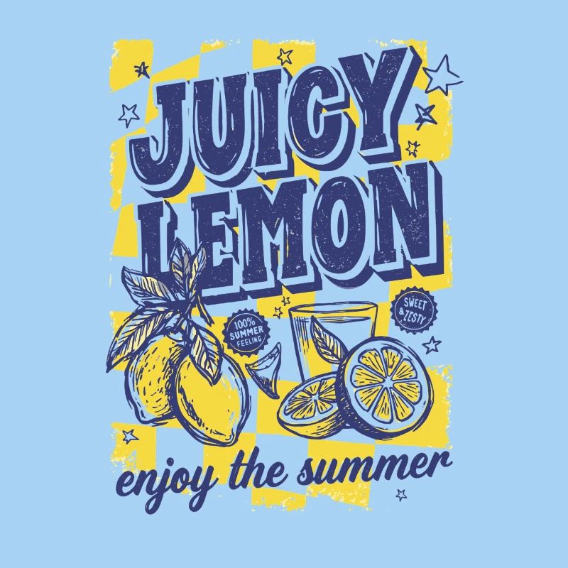 Juicy Lemon Summer Citrus Design