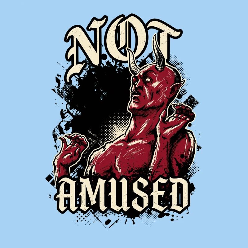 Red Devil Not Amused Funny