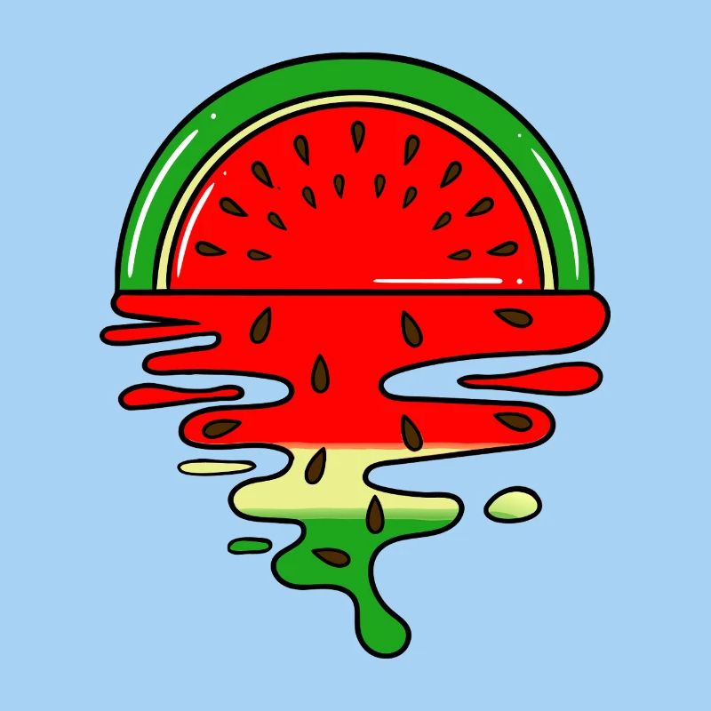 Melting Watermelon Sunset
