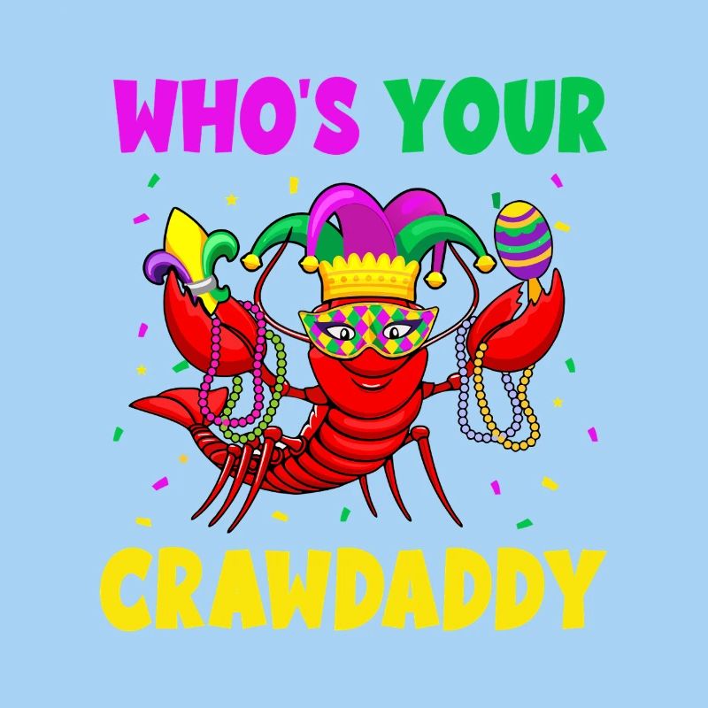 Masque de Mardi Gras Crawdaddy