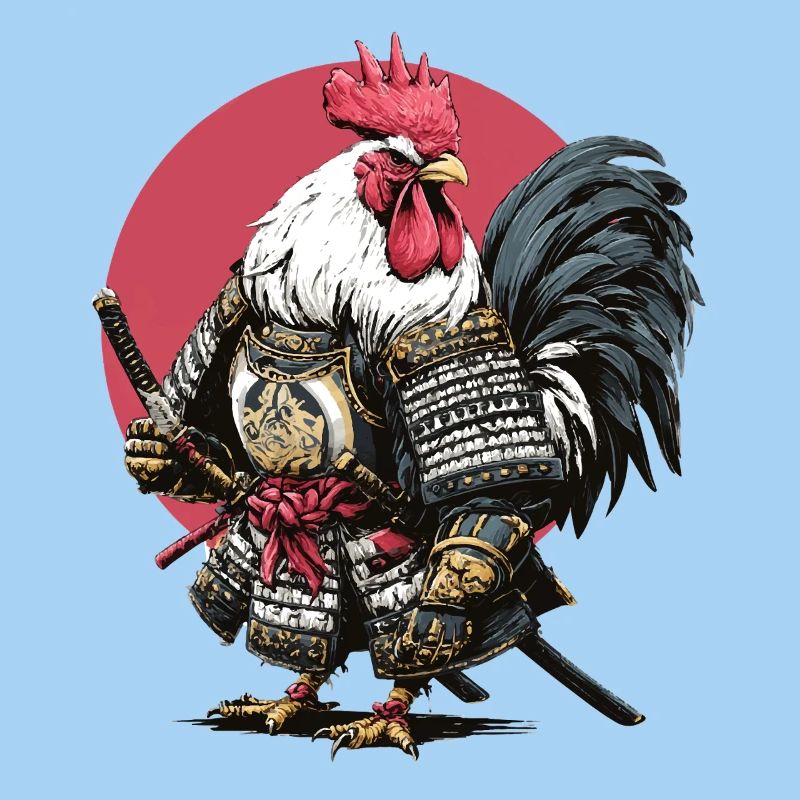 Armure samouraï coq