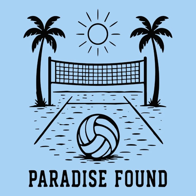 Paradise Found Beach Volleyball Summer Paradise
