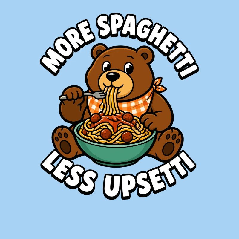 Plus de spaghettis, moins de problèmes, des enfants spaghettis ours