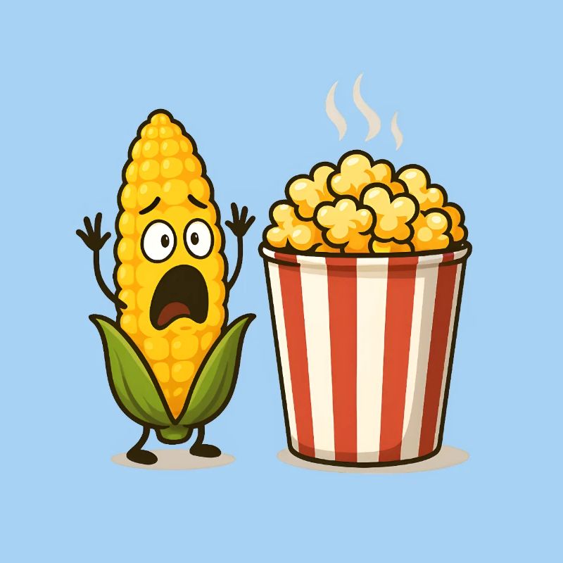 Shocked Corn Popcorn