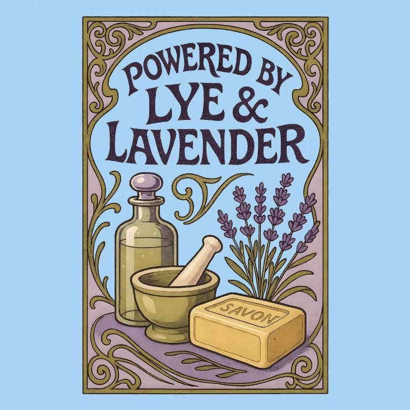 Soude caustique et lavande | Bouillance du savon