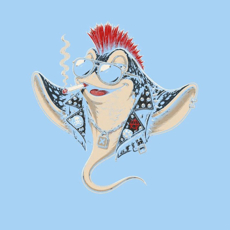 Punk Rays with Mohawk Sunglasses