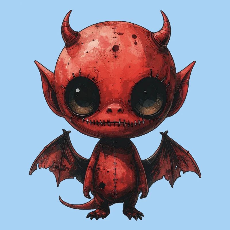 Creepy Cute Red Devil