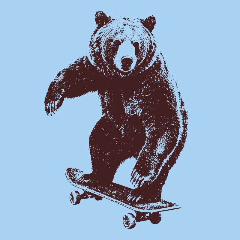 Skating Bear