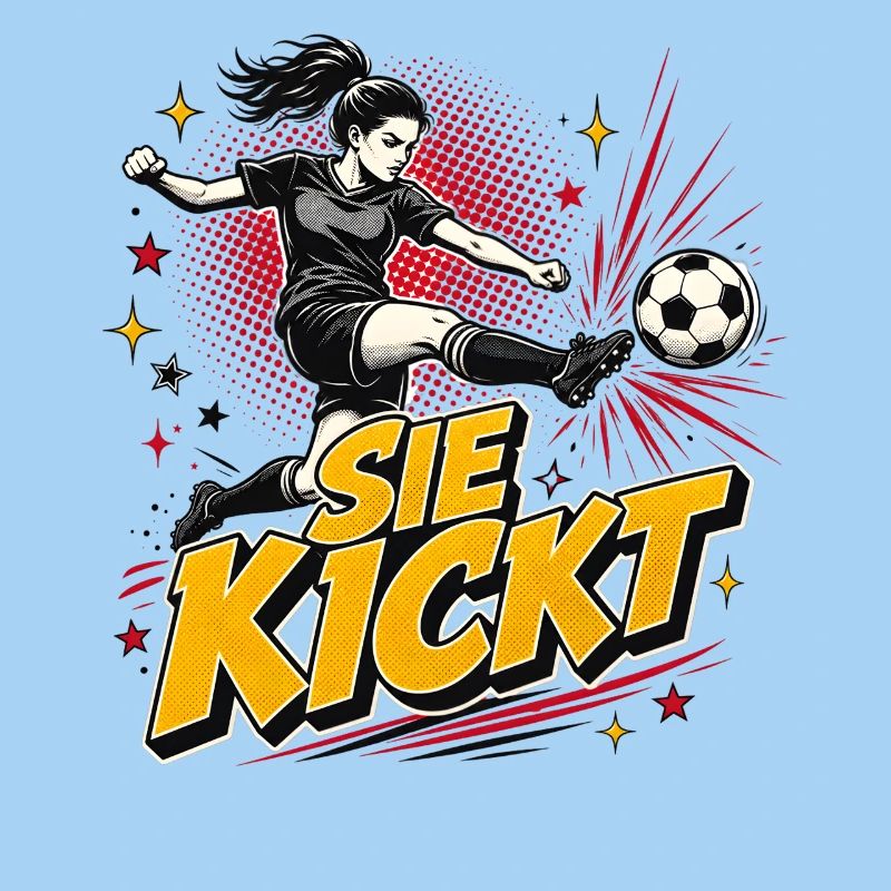 Sie Kickt Comic Fußballheldin