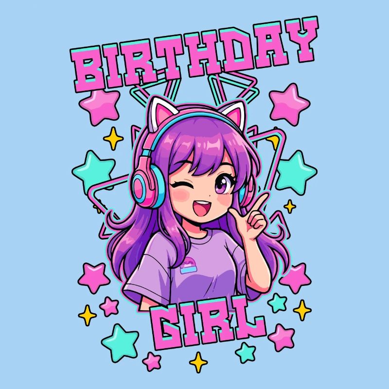 Fille d’anniversaire Pop coréenne Anniversaire K Pop
