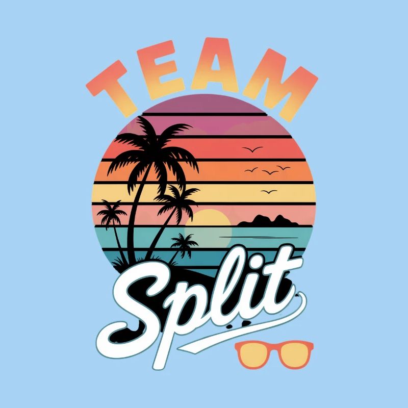 Team Split Sunset Tropics