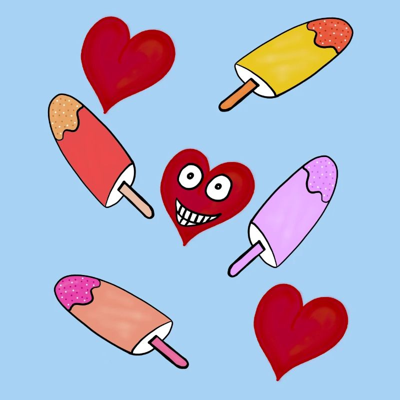 Eis Eiskrem Eiscreme  Kinder