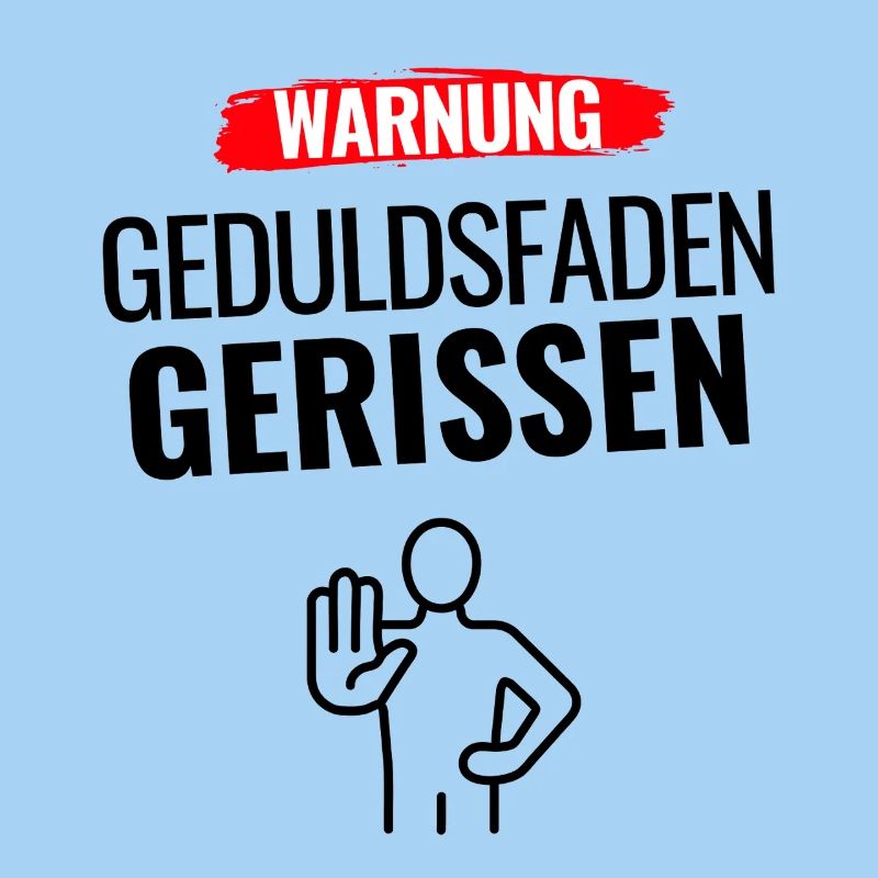 Warnung Humor Statement